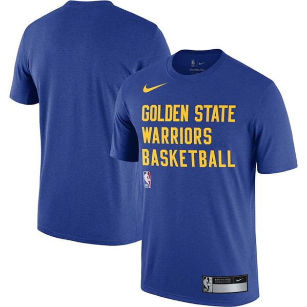 Men's Golden State Warriors Royal 2023/24 Sideline Legend Performance Practice T-Shirt